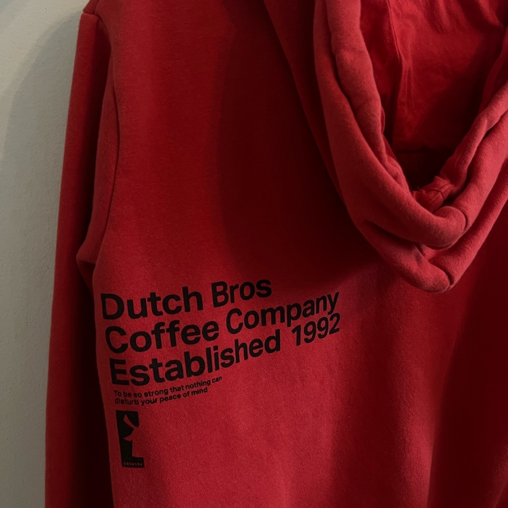 Red Dutch Bro’s Zip-up Hoodie